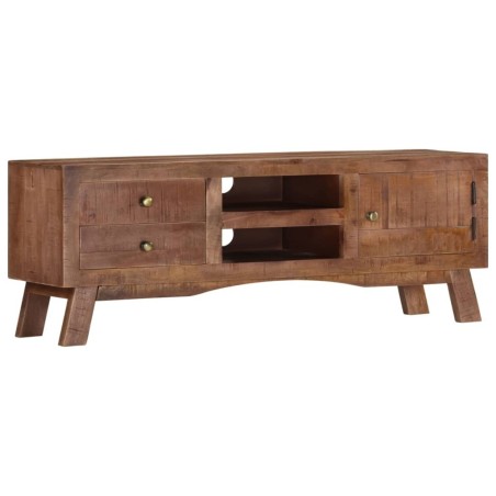 Meuble TV 110x30x40 cm Bois de manguier brut 634707634707