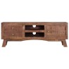 Meuble TV 110x30x40 cm Bois de manguier brut 634707634707