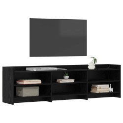 Meuble TV 168 x 33 x 47 cm Chêne noir Bois d'ingénierie 634708634708