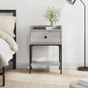 Table de chevet sonoma gris 40,5x31x60 cm bois d'ingénierie 634709634709