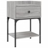 Table de chevet sonoma gris 40,5x31x60 cm bois d'ingénierie 634709634709