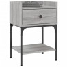 Table de chevet sonoma gris 40,5x31x60 cm bois d'ingénierie 634709634709
