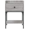 Table de chevet sonoma gris 40,5x31x60 cm bois d'ingénierie 634709634709