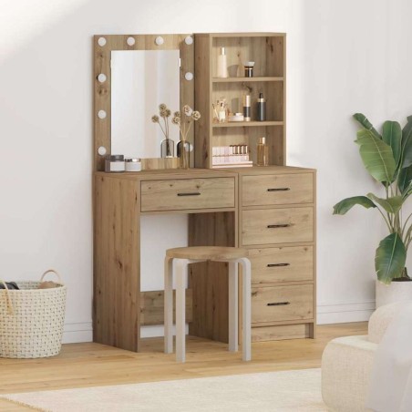 Table de Toilette 2 pcs Marron 50 x 41 x 135 cm 634710634710