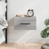 Table de chevet murale sonoma gris 35x35x20 cm 634711634711
