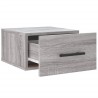 Table de chevet murale sonoma gris 35x35x20 cm 634711634711