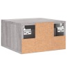 Table de chevet murale sonoma gris 35x35x20 cm 634711634711