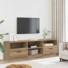 Meuble TV chêne artisanal 150x33,5x45 cm bois d'ingénierie 634715634715