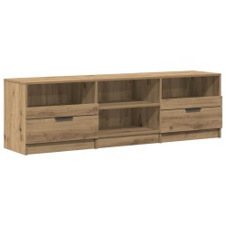 Meuble TV chêne artisanal 150x33,5x45 cm bois d'ingénierie 634715634715