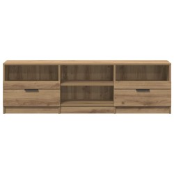 Meuble TV chêne artisanal 150x33,5x45 cm bois d'ingénierie 634715634715
