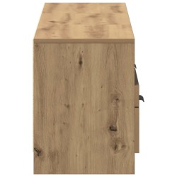 Meuble TV chêne artisanal 150x33,5x45 cm bois d'ingénierie 634715634715