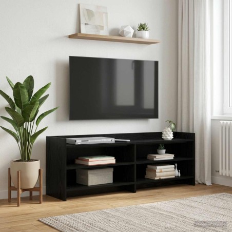Meuble TV 135 x 33 x 47 cm Chêne noir Bois d'ingénierie 634716634716