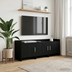 Meuble TV 130 x 33 x 47 cm Chêne noir Bois d'ingénierie 634717634717