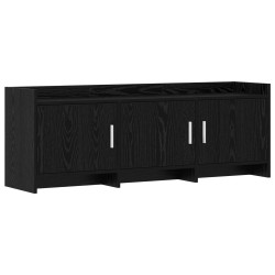 Meuble TV 130 x 33 x 47 cm Chêne noir Bois d'ingénierie 634717634717