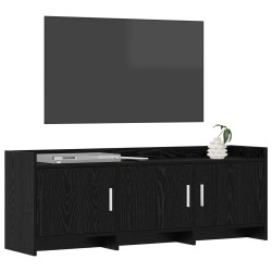 Meuble TV 130 x 33 x 47 cm Chêne noir Bois d'ingénierie 634717634717