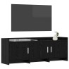 Meuble TV 130 x 33 x 47 cm Chêne noir Bois d'ingénierie 634717634717