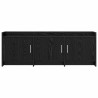 Meuble TV 130 x 33 x 47 cm Chêne noir Bois d'ingénierie 634717634717
