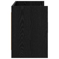 Meuble TV 130 x 33 x 47 cm Chêne noir Bois d'ingénierie 634717634717