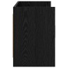 Meuble TV 130 x 33 x 47 cm Chêne noir Bois d'ingénierie 634717634717