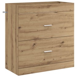 Meuble sous lavabo de salle de bain Chêne artisanal 634718634718