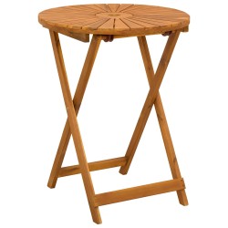 Table de jardin pliante Naturel Ø60 x 75 cm 634719634719