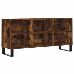 Meuble TV chêne fumé 103,5x30x50 cm bois d'ingénierie 634722634722