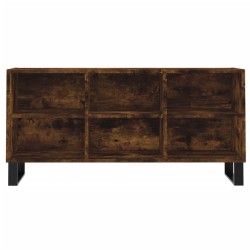 Meuble TV chêne fumé 103,5x30x50 cm bois d'ingénierie 634722634722