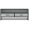 Meuble TV sonoma gris 100x34,5x40 cm bois d'ingénierie et métal 634725634725