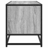 Meuble TV sonoma gris 100x34,5x40 cm bois d'ingénierie et métal 634725634725