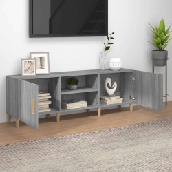Meuble TV Sonoma gris 150x30x50 cm Bois d'ingénierie 634726634726
