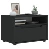 Meuble TV VISNES noir 60x40x38 cm bois d'ingénierie 634727634727