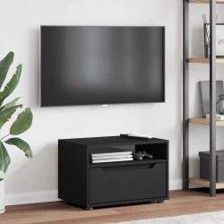 Meuble TV VISNES noir 60x40x38 cm bois d'ingénierie 634727634727