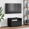 Meuble TV VISNES noir 60x40x38 cm bois d'ingénierie 634727634727