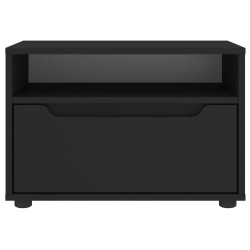 Meuble TV VISNES noir 60x40x38 cm bois d'ingénierie 634727634727