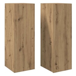 Meubles TV 2 pcs chêne artisanal 30,5x30x90cm bois d'ingénierie 634728634728