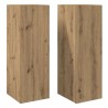 Meubles TV 2 pcs chêne artisanal 30,5x30x90cm bois d'ingénierie 634728634728