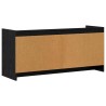 Meuble TV 102 x 33 x 47 cm Chêne noir Bois d'ingénierie 634729634729