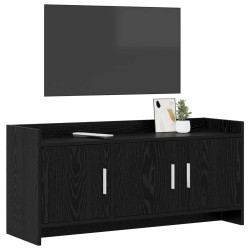 Meuble TV 102 x 33 x 47 cm Chêne noir Bois d'ingénierie 634730634730