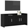 Meuble TV 102 x 33 x 47 cm Chêne noir Bois d'ingénierie 634730634730
