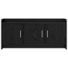 Meuble TV 102 x 33 x 47 cm Chêne noir Bois d'ingénierie 634730634730