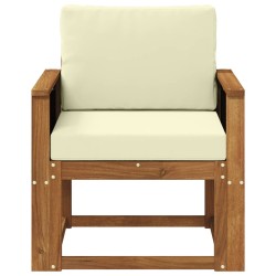 Sofa de milieu extérieur Bois d'Acacia Massif Naturel 634734634734