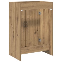 Meuble sous lavabo de salle de bain Chêne artisanal 634735634735