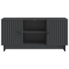 Meuble TV 102 x 34,5 x 50 cm Noir Bois d'ingénierie 634737634737