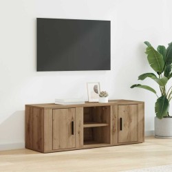Meuble TV 100 x 31,5 x 35 cm Chêne artisanal Bois d'ingénierie 634738634738