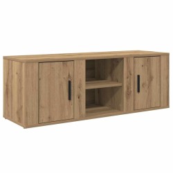 Meuble TV 100 x 31,5 x 35 cm Chêne artisanal Bois d'ingénierie 634738634738