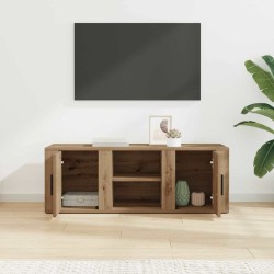 Meuble TV 100 x 31,5 x 35 cm Chêne artisanal Bois d'ingénierie 634738634738