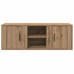Meuble TV 100 x 31,5 x 35 cm Chêne artisanal Bois d'ingénierie 634738634738