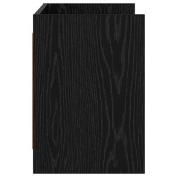 Meuble TV 100 x 33 x 47 cm Chêne noir Bois d'ingénierie 634739634739