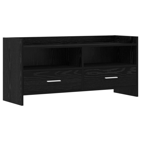 Meuble TV 100 x 33 x 47 cm Chêne noir Bois d'ingénierie 634740634740