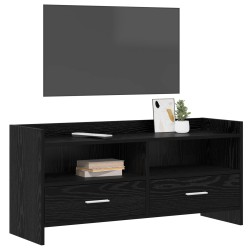 Meuble TV 100 x 33 x 47 cm Chêne noir Bois d'ingénierie 634740634740